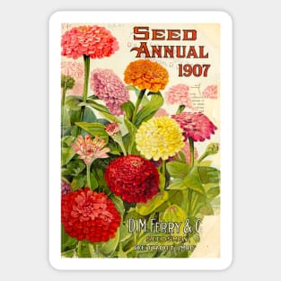 Annual Seed Catalogue,1907 Sticker